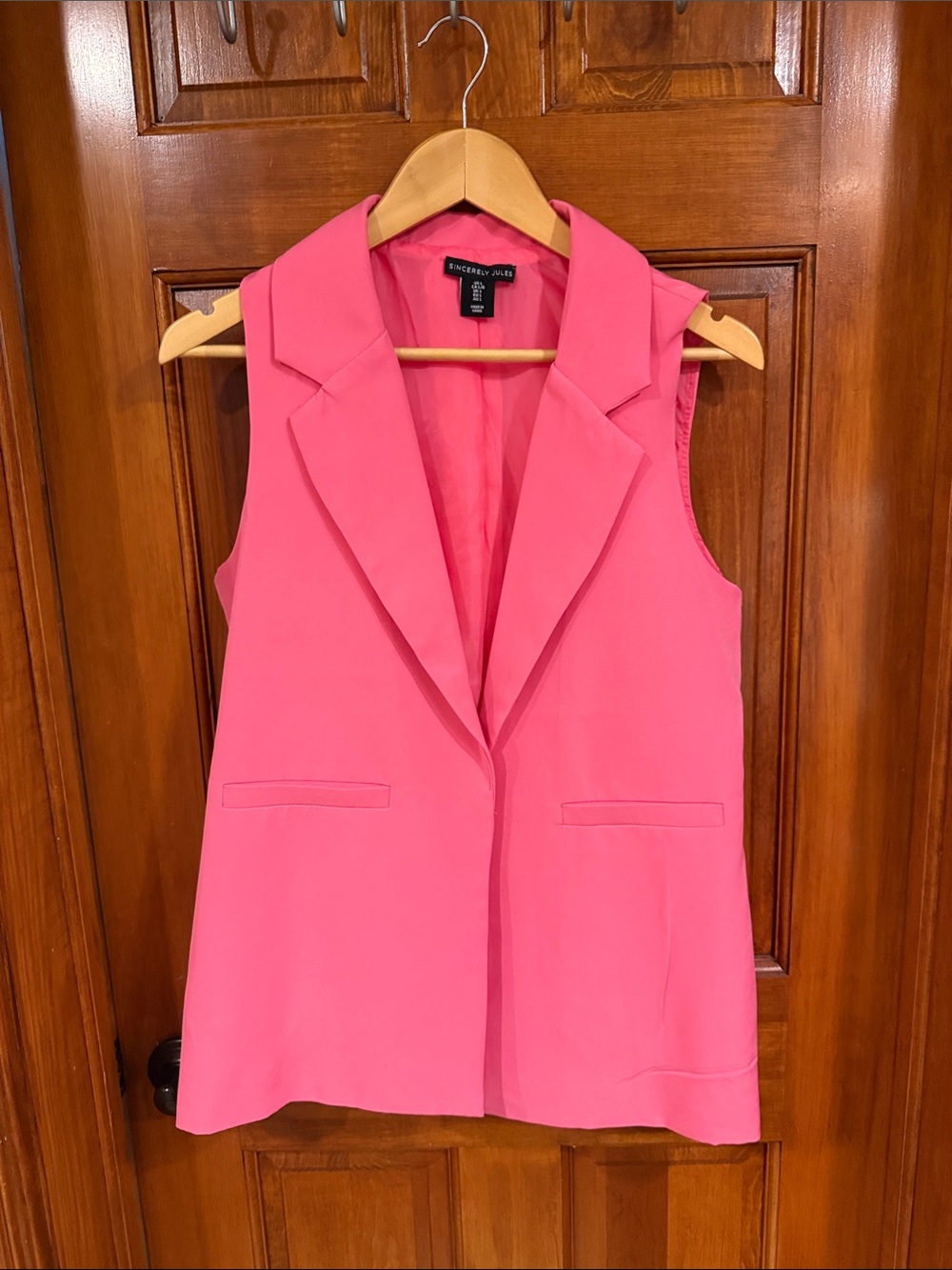 Sleeveless Blazer Vest
